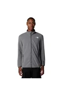 Kurtki męskie - THE NORTH FACE Męska kurtka polarowa 100 Glacier Full Zip Tnf Medium Grey Heather, L - miniaturka - grafika 1