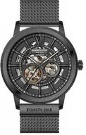 Zegarki męskie - Zegarek męski KENNETH COLE KCWGY0064201 grafitowy klasyczny skeleton - miniaturka - grafika 1