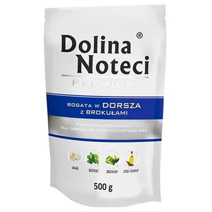 Dolina Noteci Premium Dorsz z Brokułami 0,5 kg - Mokra karma dla psów - miniaturka - grafika 1