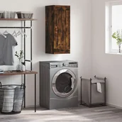 Szafki na klucze - vidaXL Szafka wisząca, przydymiony dąb, 34,5x34x90 cm - miniaturka - grafika 1