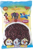 Prace ręczne dla dzieci - Hama 201-30 - burgundowy - 3000 koralików midi - miniaturka - grafika 1