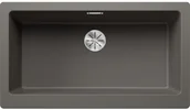 Zlewozmywaki - Zlewozmywak granitowy BLANCO Vintera XL 9-UF Silgranit Wulkaniczny szary 526800 - miniaturka - grafika 1