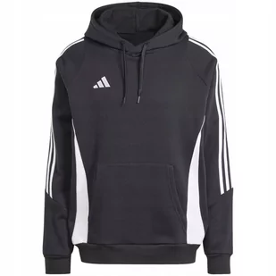Bluza męska adidas Tiro 24 Sweat Hooded czarna IJ7673 M - Bluzy męskie - miniaturka - grafika 1