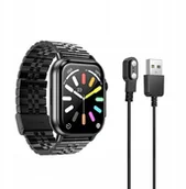 Smartwatch - Smartwatch Hoco 2,02" TFT z fukcją rozmowy DYD02 czarny - miniaturka - grafika 1