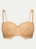 Biustonosze - Gossard Biustonosz z fiszbiną Superboost 7707 Beżowy - miniaturka - grafika 1