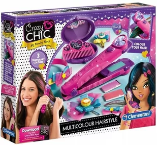 Clementoni Crazy Chic, zestaw Fryzury, 78519 - Zabawy w naśladowanie dorosłych - miniaturka - grafika 1