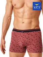 Majtki męskie - SZORTY KEY MXH-512 B23 (kolor ceglasty, rozmiar XXL) - miniaturka - grafika 1