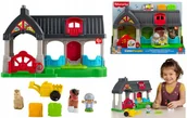 Lalki dla dziewczynek - Fisher-Price Little People Stajnia Przyjazne koniki dźwięk+akcesoria HWR84 - miniaturka - grafika 1