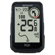 Liczniki rowerowe - Licznik rowerowy SIGMA Rox 4.0 Endurance Sensor Set Czarny Podświetlany - miniaturka - grafika 1
