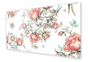 Panel kuchenny HOMEPRINT Róży krzew na białym tle 125x50 cm - Dekoracje domu - miniaturka - grafika 1