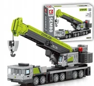 Klocki - KLOCKI BUDOWA dźwig żuraw POJAZD BUDOWLANY SUPER ZESTAW KLOCKÓW 236/pcs - miniaturka - grafika 1