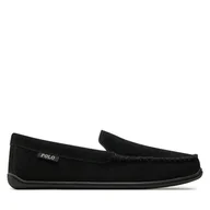 Mokasyny męskie - Mokasyny Polo Ralph Lauren Brenan 843955400004 Czarny - miniaturka - grafika 1