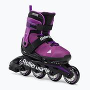 Rolki - Rolki dziecięce Rollerblade Microblade purple/black - miniaturka - grafika 1