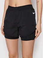 Spodnie sportowe męskie - Nike Szorty damskie, Black/Black/Reflective Silv, XS CZ9574-010 - miniaturka - grafika 1