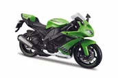 Samochody i pojazdy dla dzieci - Maisto, 32709 KAWASAKI NINJA ZX-10R Z PODSTAWKĄ 1/12 - miniaturka - grafika 1