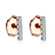 Kolczyki - Złote kolczyki KRD2005 - Diament - miniaturka - grafika 1