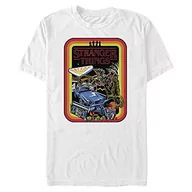 Koszulki męskie - Stranger Things Men's Retro Mash Short Sleeve T-shirt męski, biały, L, biały, L - miniaturka - grafika 1