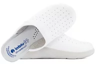 Klapki i japonki damskie - Inblu 50-33 Klapki Damskie Sanitarne 38 Biały - miniaturka - grafika 1