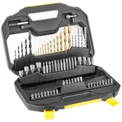 Akcesoria do elektronarzędzi - Stanley STA7184 Zestaw Wierteł Bitów 70cz akc - miniaturka - grafika 1