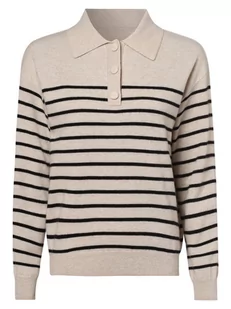 Ipuri Essentials - Sweter damski z dodatkiem kaszmiru, beżowy - Swetry damskie - miniaturka - grafika 1