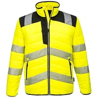 Odzież motocyklowa - Portwest PW371 Kurtka Ostrzegawcza PW3 Baffle, Żółty/Czarny, Rozmiar M - miniaturka - grafika 1