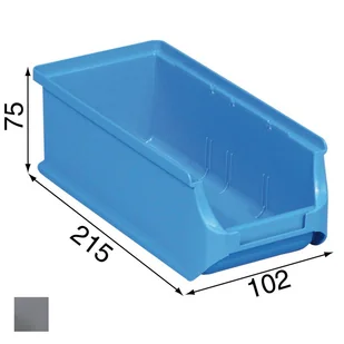 Allit pojemnik ProfiPlus nr 2L, szary długi 102x215x75mm (456234) - Skrzynki i torby narzędziowe - miniaturka - grafika 1