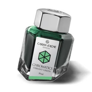 Atrament Caran d'Ache Vibrant Green 50ml - Naboje i atramenty - miniaturka - grafika 1