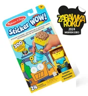 Zabawki kreatywne - Sticker WOW! Stempelek z naklejkami- Buldożer - miniaturka - grafika 1