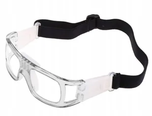 Okulary sportowe korekcyjne szare ochronne - Okulary korekcyjne, oprawki, szkła - miniaturka - grafika 1
