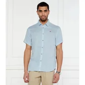 Koszule męskie - Napapijri Lniana koszula Regular Fit - miniaturka - grafika 1