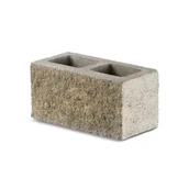 Akcesoria do ogrodzeń - Bloczek słupkowo-murkowy JONIEC® - ICO Piryt 39 x 19,5 x 19 cm - miniaturka - grafika 1