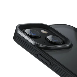Baseus Crystal Phone Case pancerne etui do iPhone 13 z żelową ramką czarny ARJT000001 - Etui i futerały do telefonów - miniaturka - grafika 9