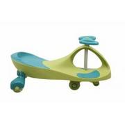 Jeździki dla dzieci - Jeździk Grawitacyjny Swing Car model 8097 Kauczukowe Koła LED zieleń-morski Hot Hit - miniaturka - grafika 1