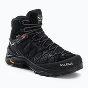 Buty trekkingowe damskie - Buty trekkingowe damskie Salewa Alp Trainer 2 Mid GTX czarne 00-0000061383 - miniaturka - grafika 1