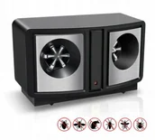 Zwalczanie i odstraszanie szkodników - Ultradźwiękowy 2-Głośnikowy Odstraszacz Na Myszy, Szczury, Pająki, Karaluchy, Owady, Insekty... - miniaturka - grafika 1