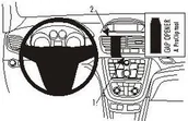 Uchwyty samochodowe do telefonów - ProClip do Opel Mokka 13-16 - miniaturka - grafika 1