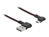 Kable komputerowe i do monitorów - DeLOCK 85269 kabel USB 0,2 m USB 2.0 USB A Micro-USB B Czarny - miniaturka - grafika 1