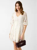 Sukienki - Guess Sukienka codzienna 181239 Biały Classic Fit - miniaturka - grafika 1