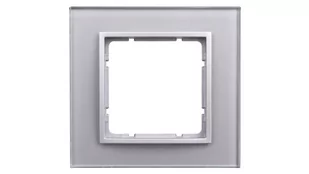 Berker B7 alu ramka 1 B_10116414 - Inne akcesoria elektryczne - miniaturka - grafika 1