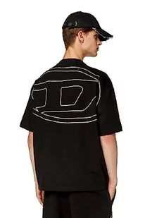 Diesel T-boggy-megoval-d T-Shirt Koszulka męska, Czarny Czarny, XXL - Koszulki męskie - miniaturka - grafika 1
