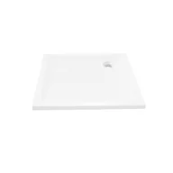 Brodziki prysznicowe - Brodzik kwadratowy New Trendy Mild Stone 80x80x4,5 biały akryl B-0541 - miniaturka - grafika 1