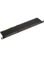 Pozostałe akcesoria sieciowe - Patch panel OPTIMUM STP kat.5e 24 porty 0.5U - miniaturka - grafika 1