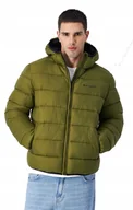 Kurtki męskie - Kurtka Męska Champion Zielona 220342-Gs573 Zimowa Puchowa Na Zimę M - miniaturka - grafika 1