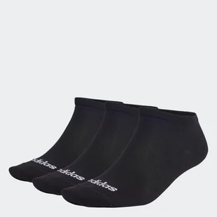 Skarpety do kostki ADIDAS T LIN LOW 3P IC1299 – Czarny - Skarpetki męskie - miniaturka - grafika 1