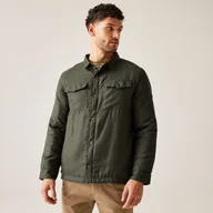 Koszulki sportowe męskie - Regatta Męska koszula ocieplana Gawayne Ciemne khaki, Cotton, Rozmiar: 2XL - miniaturka - grafika 1