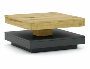 Ława Cotto 67X67 Dąb Artisan / Antracyt - Ławy i stoliki kawowe - miniaturka - grafika 1