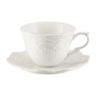 Filiżanka porcelanowa 220ml ze spodkiem AURELIA VILLA ITALIA - Filiżanki - miniaturka - grafika 1