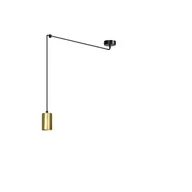 Lampy sufitowe - Emibig TRAKER 1 BL/GOLD 526/1 lampa wisząca 1x30W/GU10 IP20 526/1 - miniaturka - grafika 1