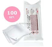 Dezynfekcja - Chusteczki do dezynfekcji powierzchni SAIKO-MED Saiko Wipes, 100 szt. - miniaturka - grafika 1
