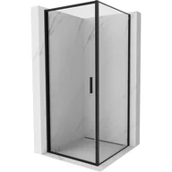 Kabiny prysznicowe - Mexen Exo kabina prysznicowa uchylna 85 x 85 cm, transparent, czarna - 817-085-085-70-00 - miniaturka - grafika 1